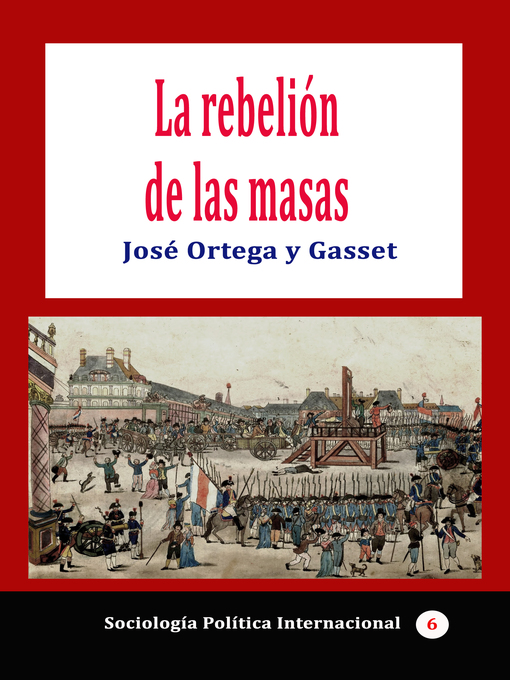 Cover image for La rebelión de las masas